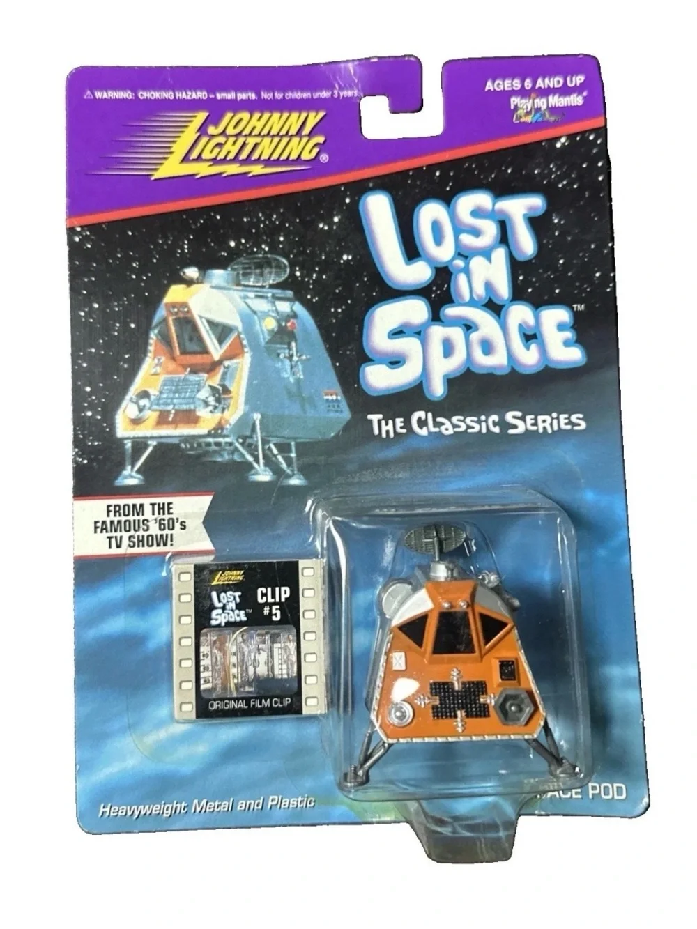 Vintage 1998 Johnny Lightning Lost in Space New Lot of 5 w Clips 1, 4, 5, 12, 25